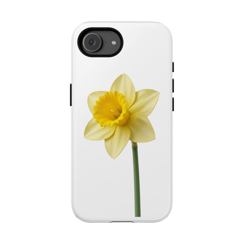 Daffodil Blossom Tough Phone Case — Yellow Spring Floral iPhone Cover