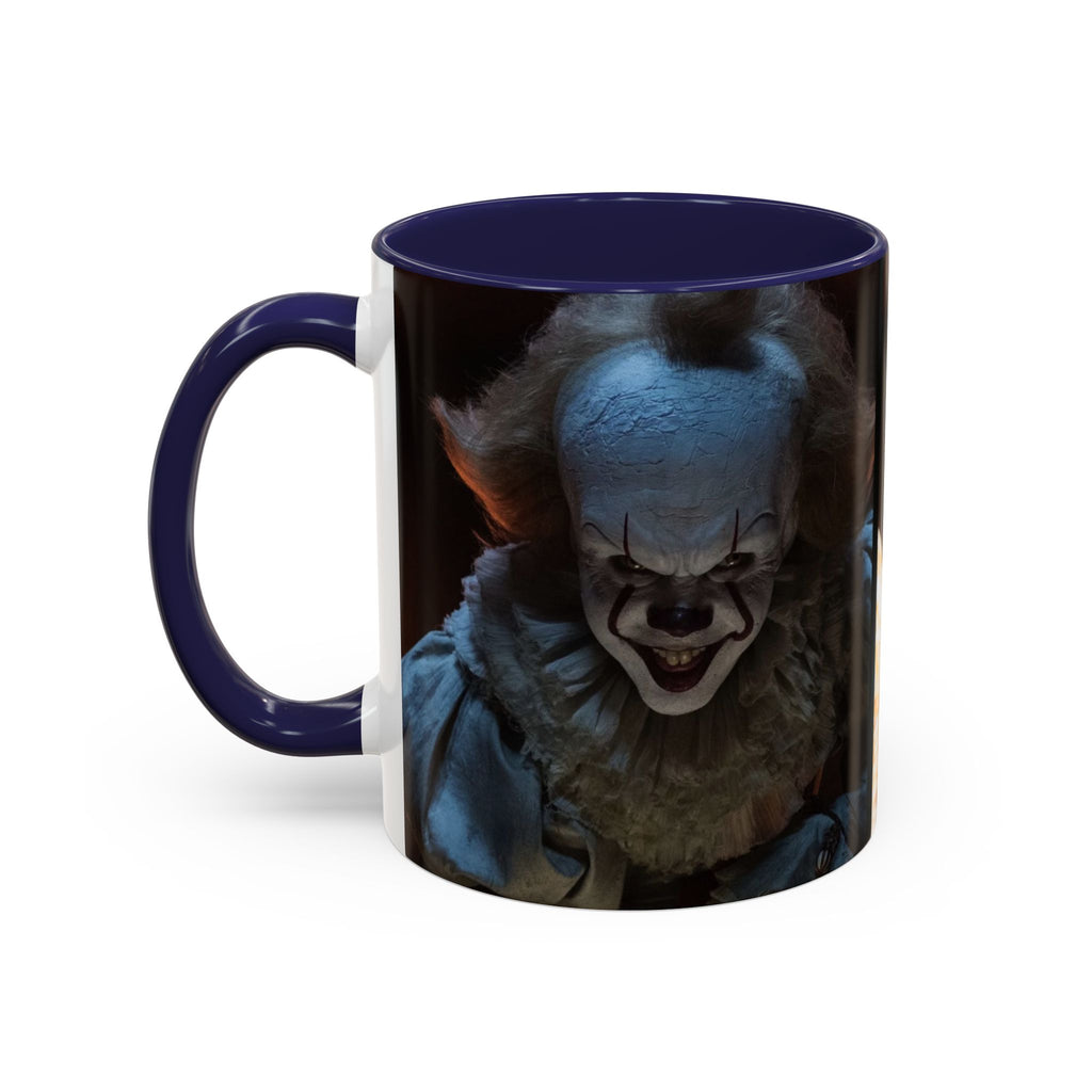 Creepy Pennywise Horror Coffee Mug — Scary Clown Accent Mug (11/15oz)