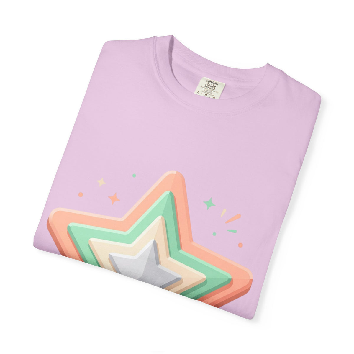 Star Design Unisex Garment-Dyed T-shirt