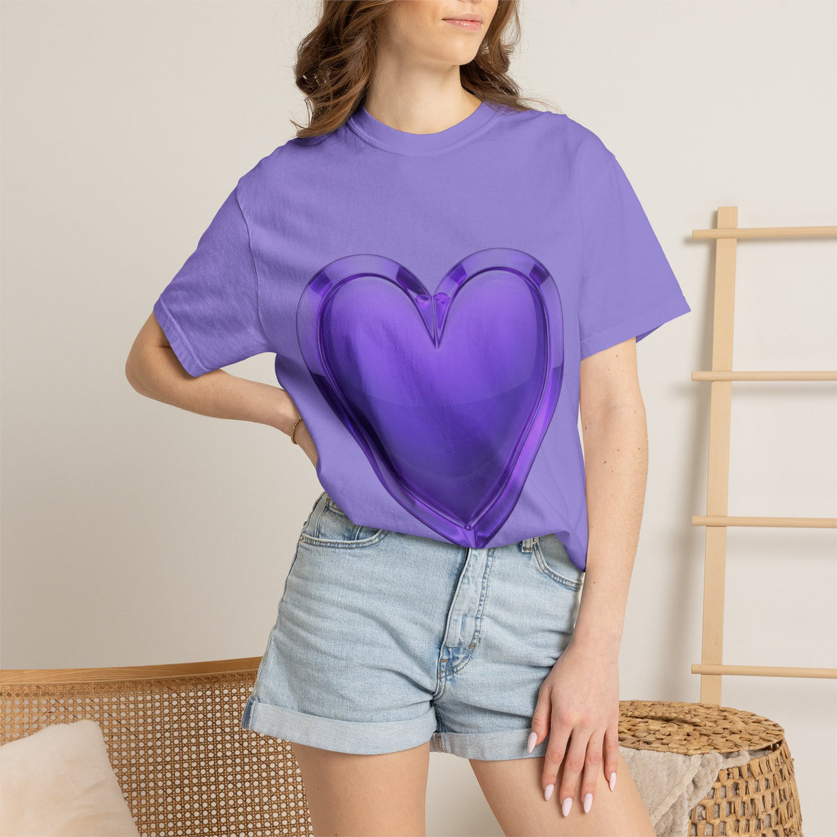 Purple Heart Unisex Garment-Dyed T-shirt