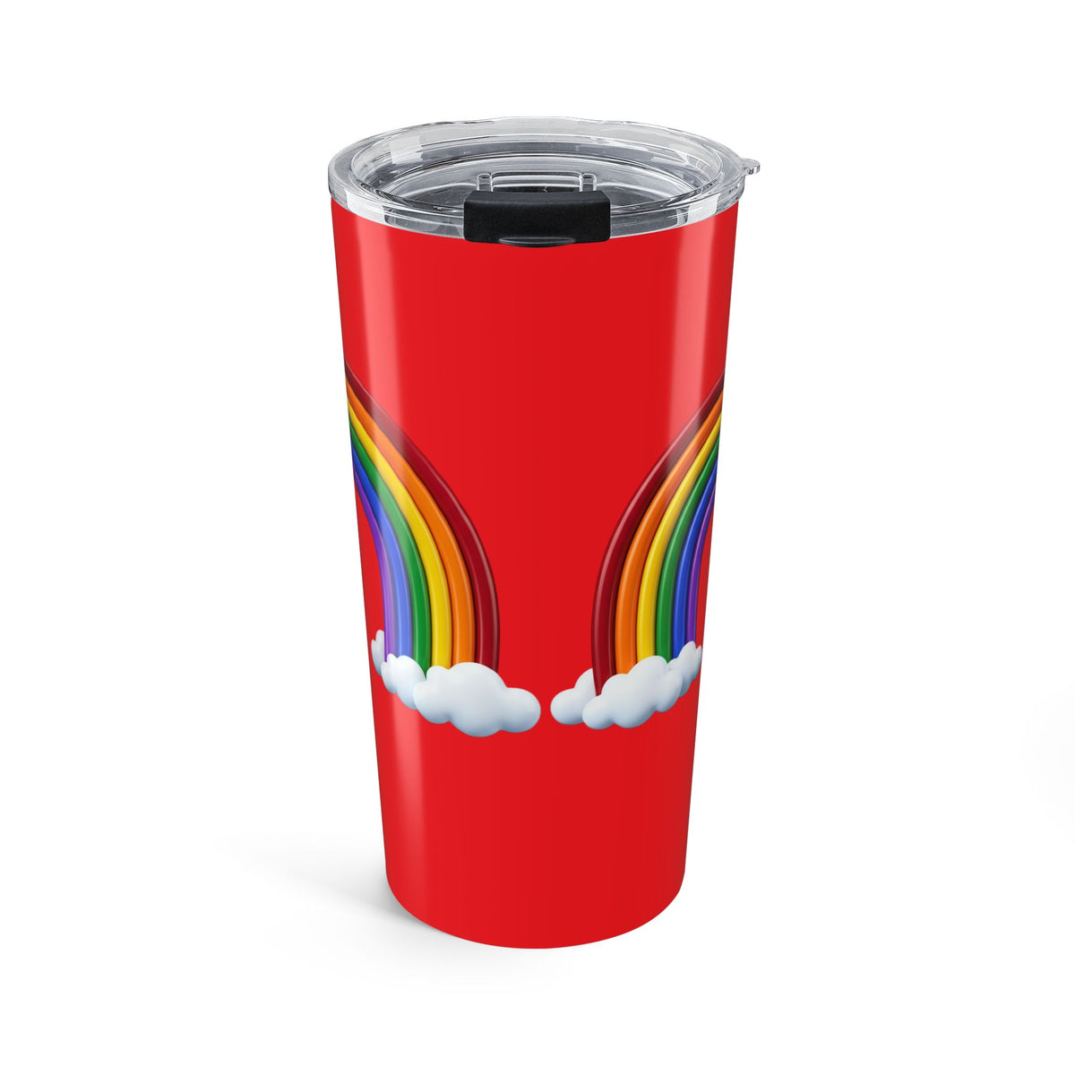 20oz Rainbow Tumbler - Colorful Cloud Travel Cup