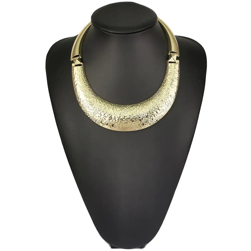 Choker Necklaces Fashion Metal Statement Necklaces For Women Punk Jewelry Big Pendant Accessories