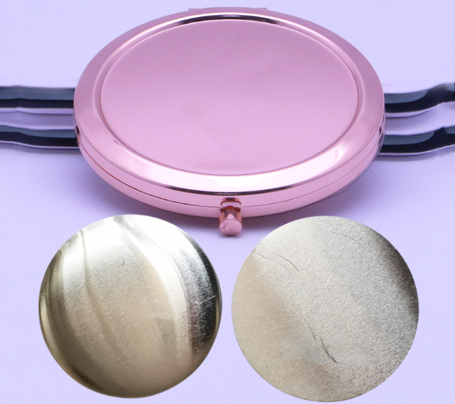 Mini Pocket Cosmetic Compact Mirror Foldable Double Sides Pocket Mirror Girl Beauty Tools