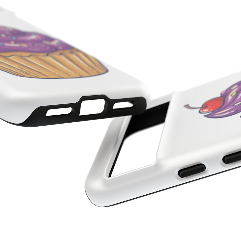 Purple Cupcake Tough Phone Cases