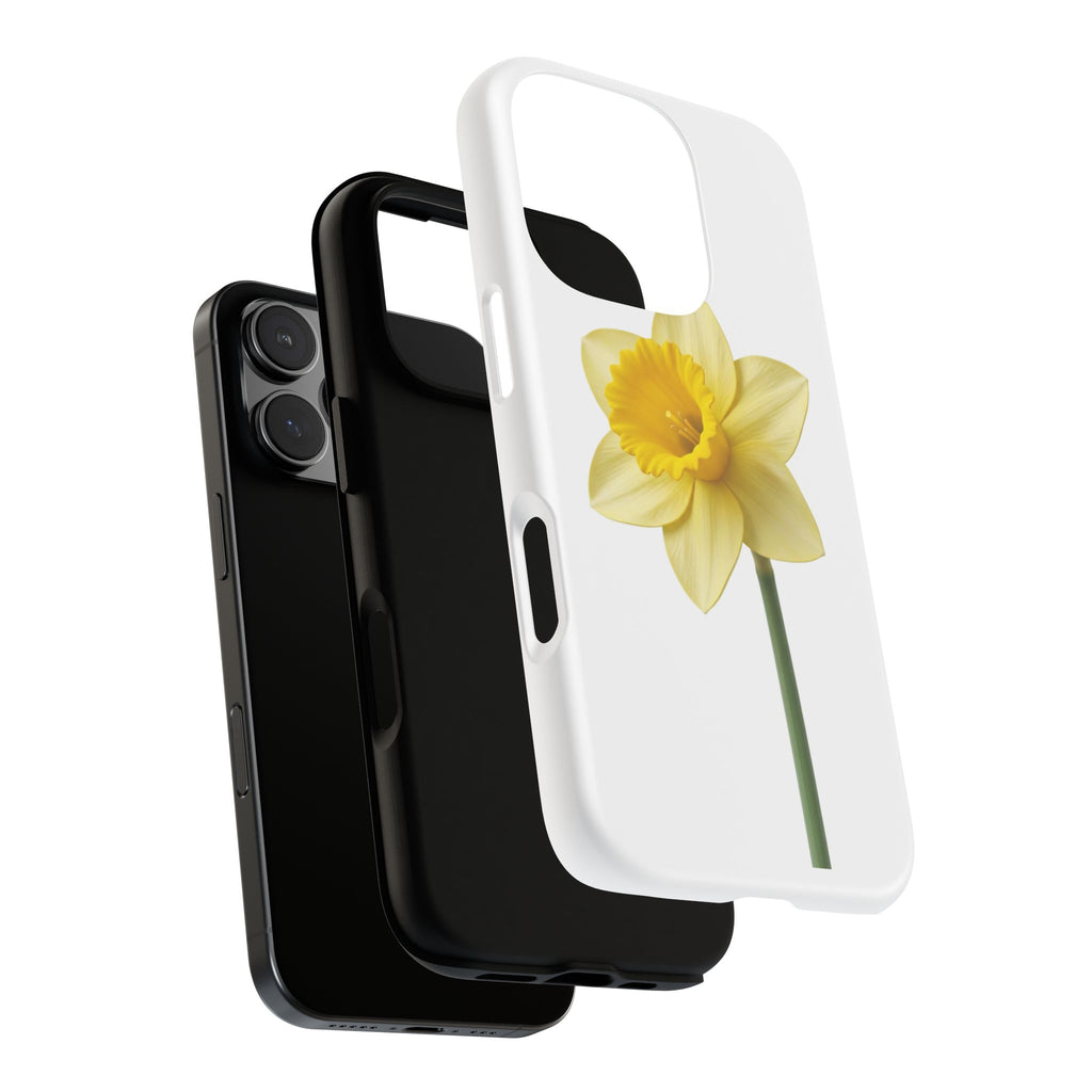 Daffodil Blossom Tough Phone Case — Yellow Spring Floral iPhone Cover
