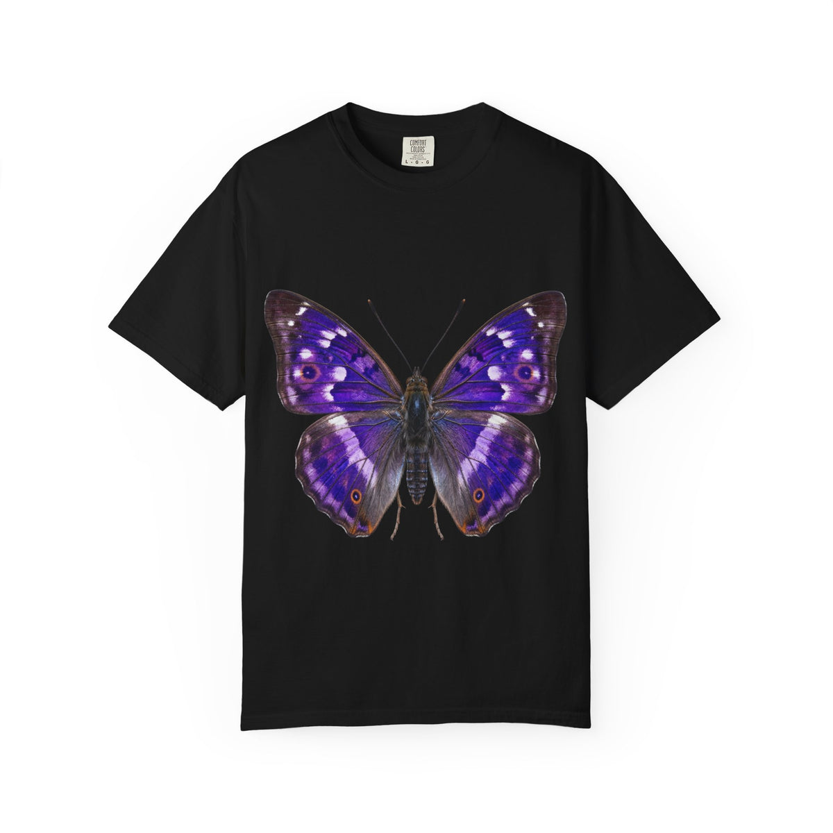 Purple Butterfly T-Shirt — Vibrant Vintage Moth Graphic Tee