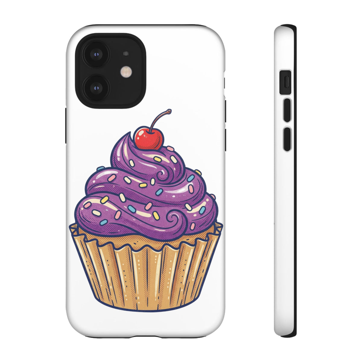 Purple Cupcake Tough Phone Cases