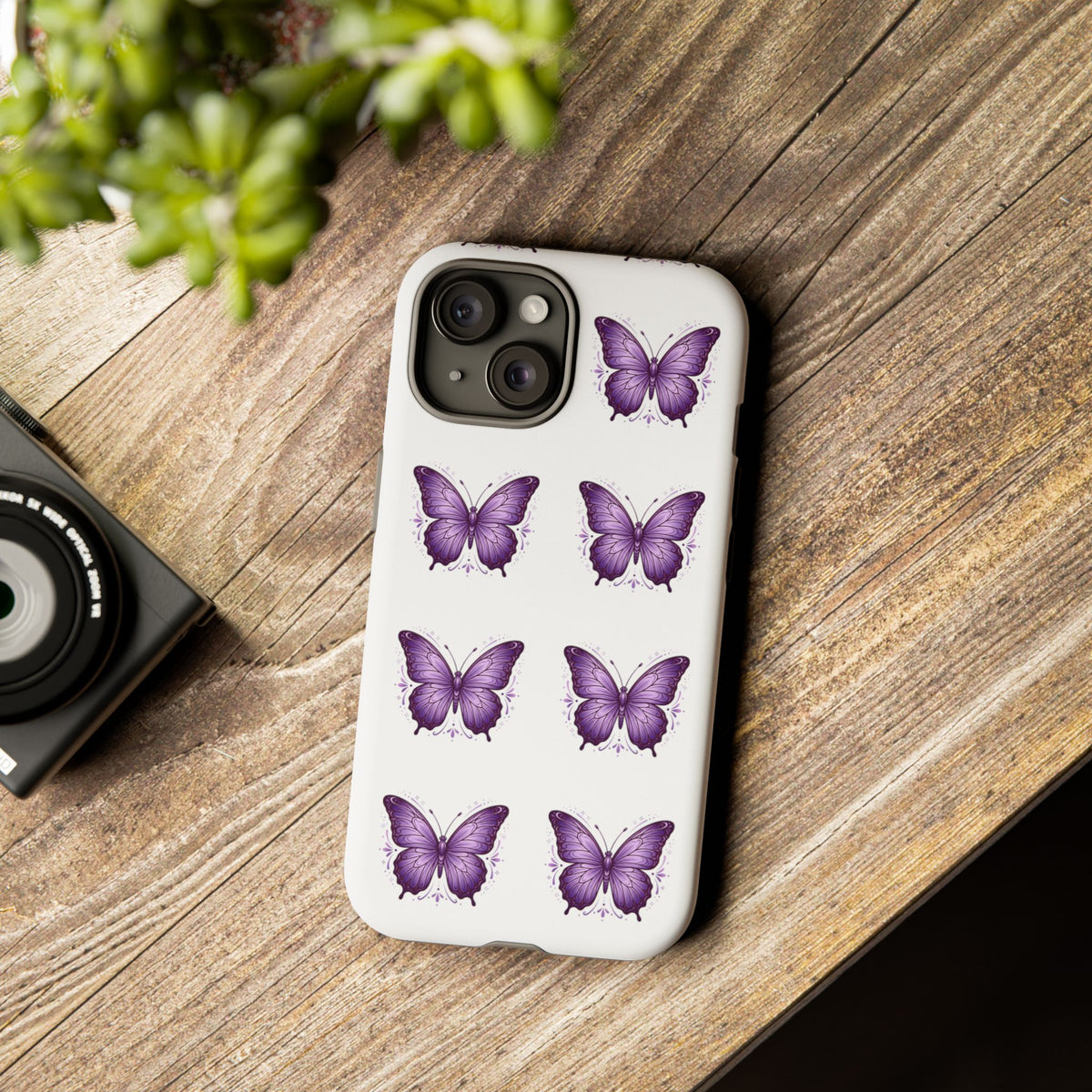 Purple Butterfly Phone Case