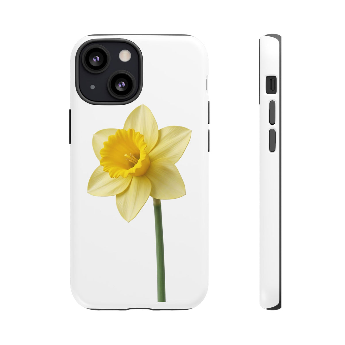 Daffodil Blossom Tough Phone Case — Yellow Spring Floral iPhone Cover