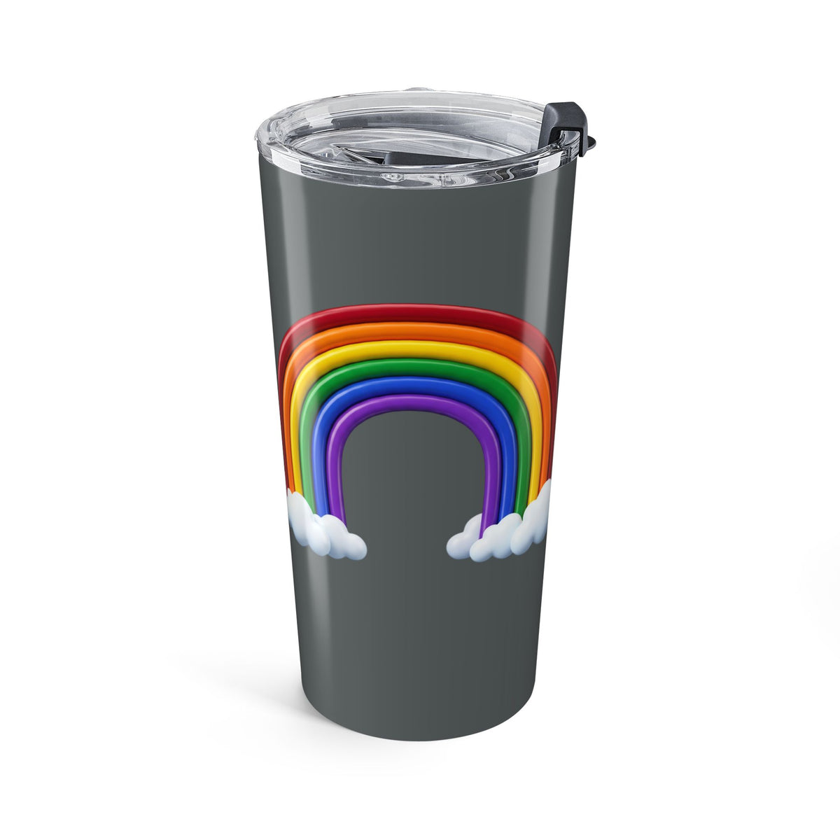 Rainbow Clouds 20oz Tumbler — Insulated Travel Cup