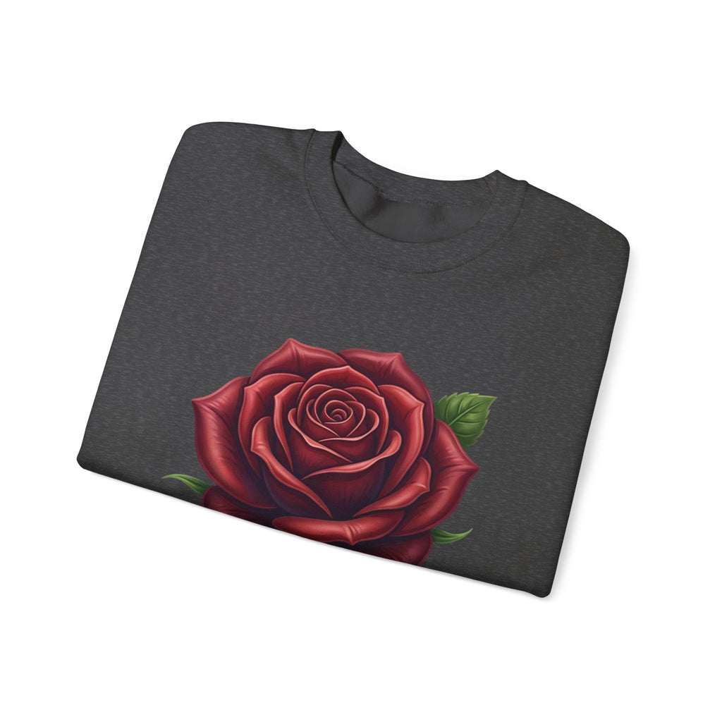 Rose Graphic Crewneck Sweatshirt
