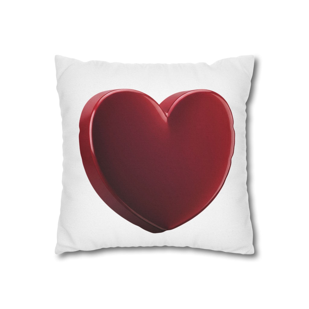 Red Heart Spun Polyester Square Pillowcase