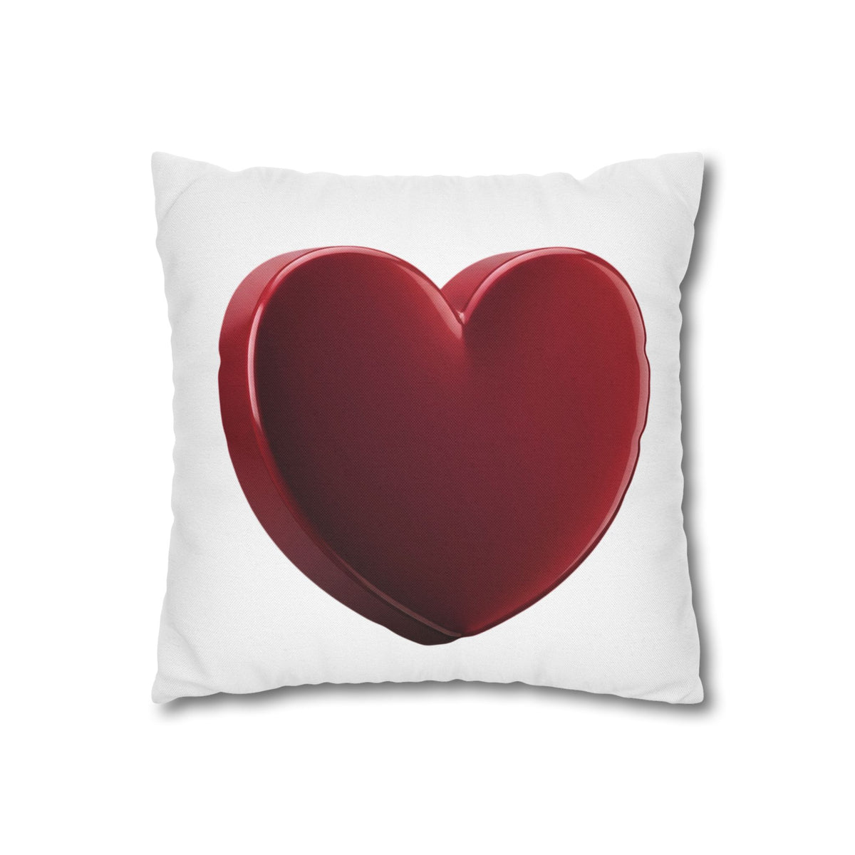 Red Heart Spun Polyester Square Pillowcase