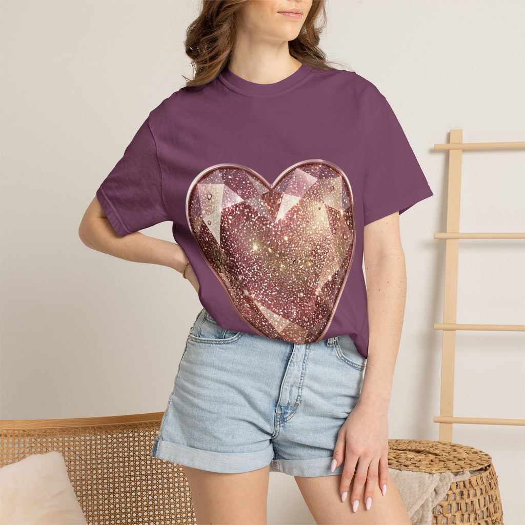 Glitter Gem Heart T-Shirt