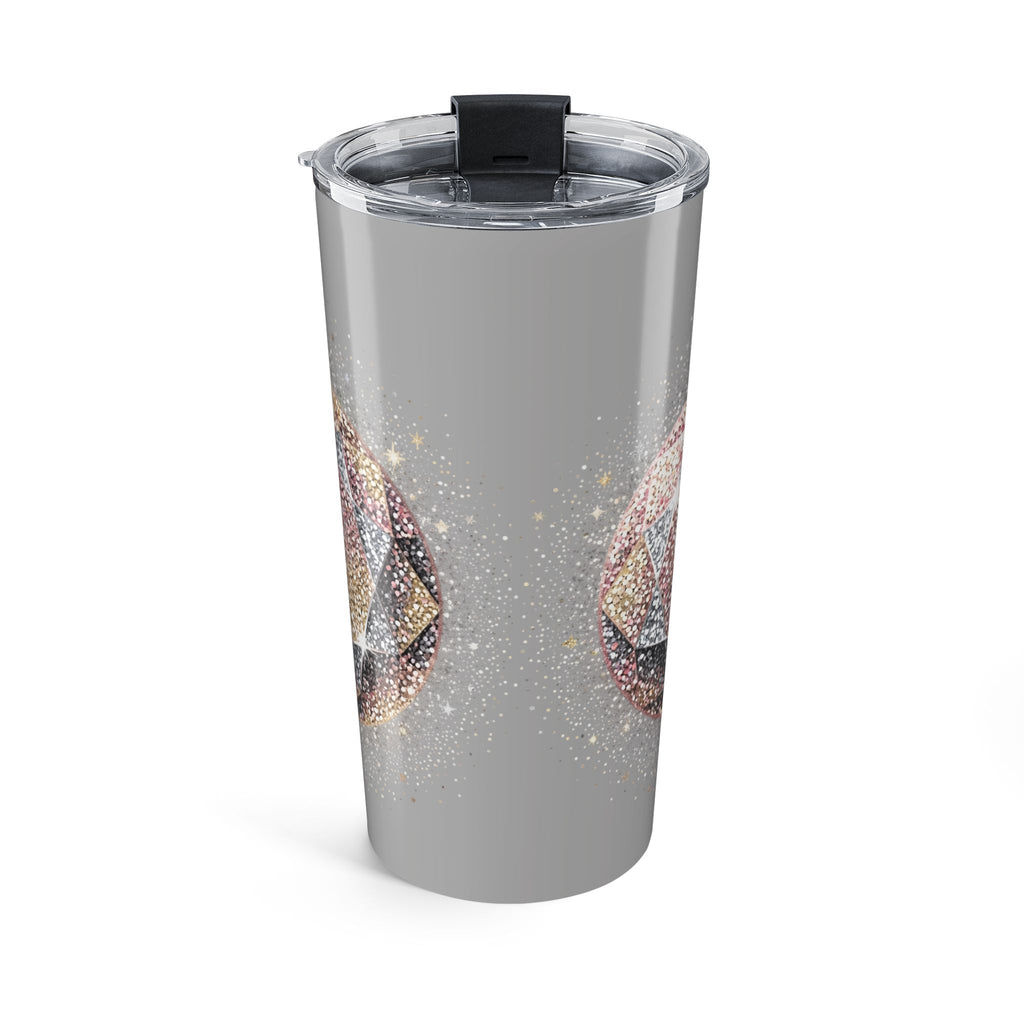 Glittery Light Grey Tumbler 20oz