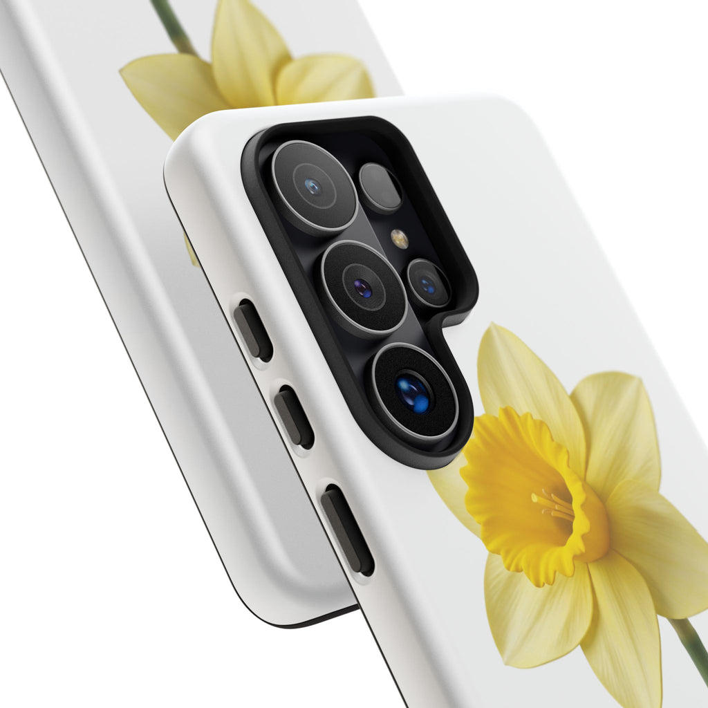 Daffodil Blossom Tough Phone Case — Yellow Spring Floral iPhone Cover