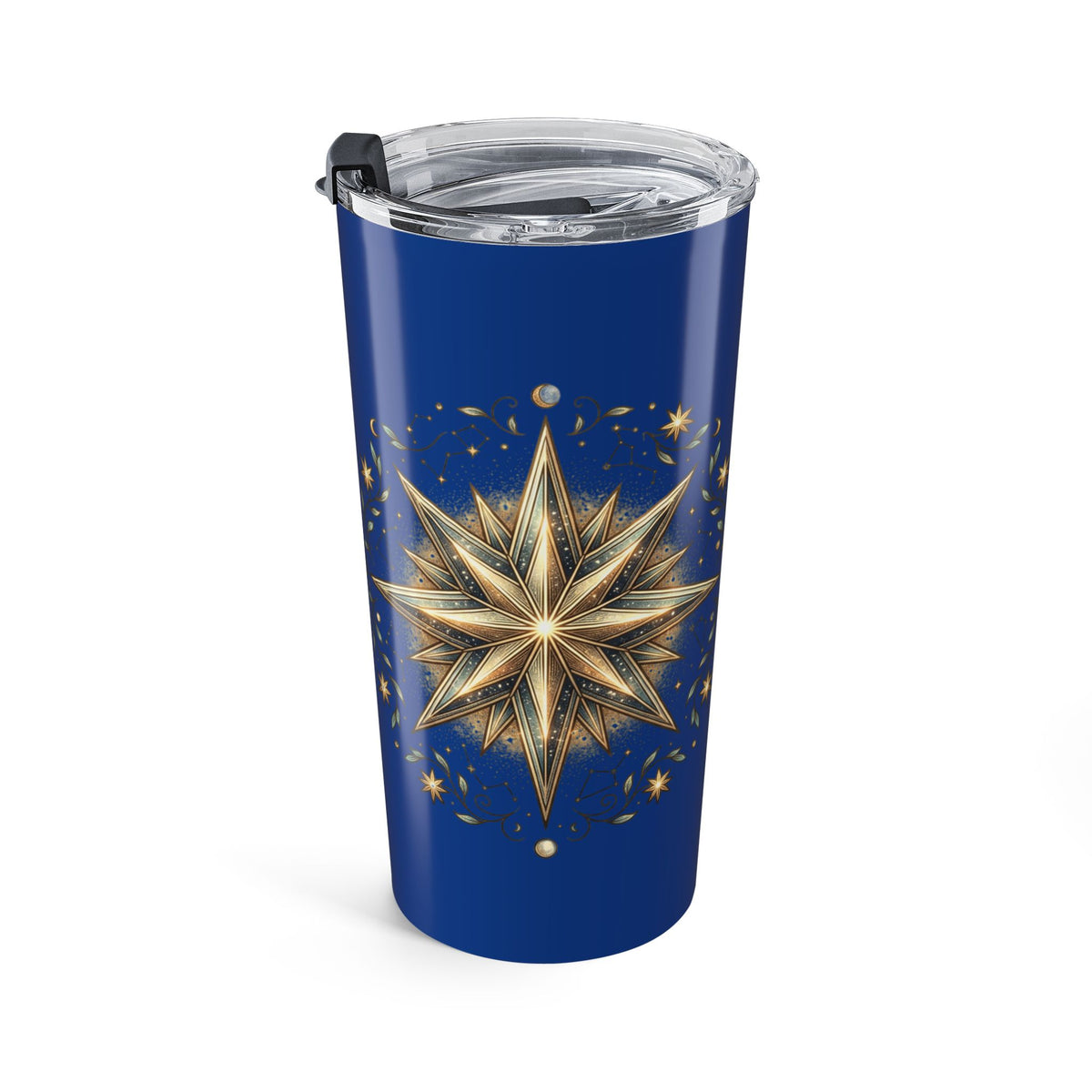 Star Print Navy Insulated Tumbler 20oz