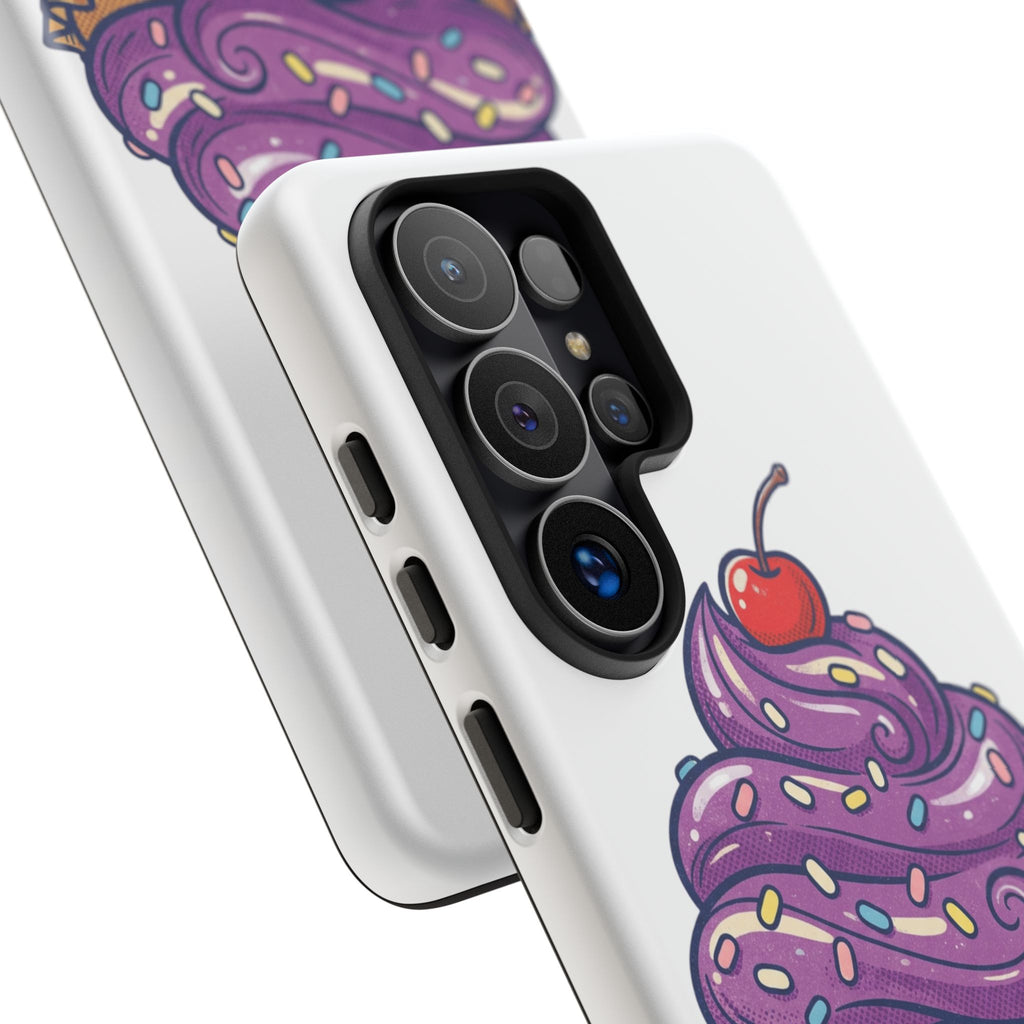 Purple Cupcake Tough Phone Cases