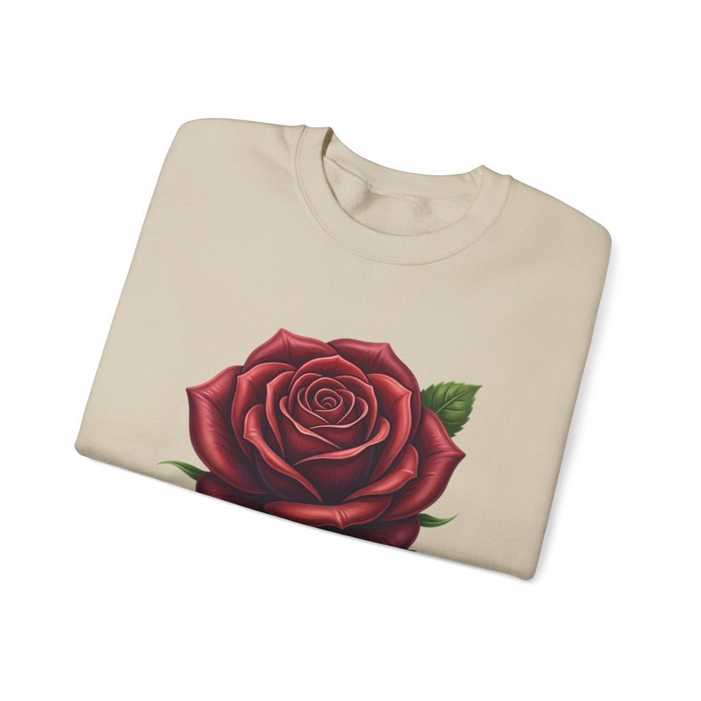 Rose Graphic Crewneck Sweatshirt