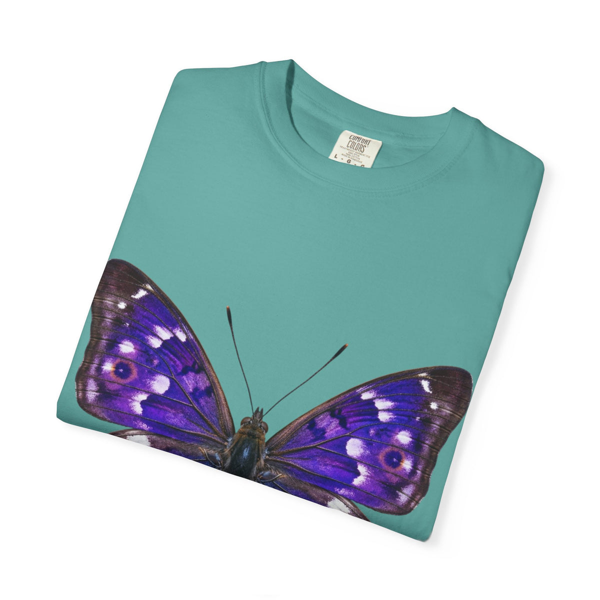 Purple Butterfly T-Shirt — Vibrant Vintage Moth Graphic Tee