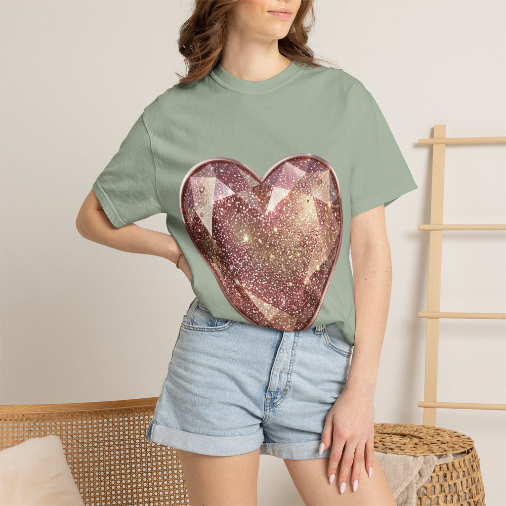 Glitter Gem Heart T-Shirt