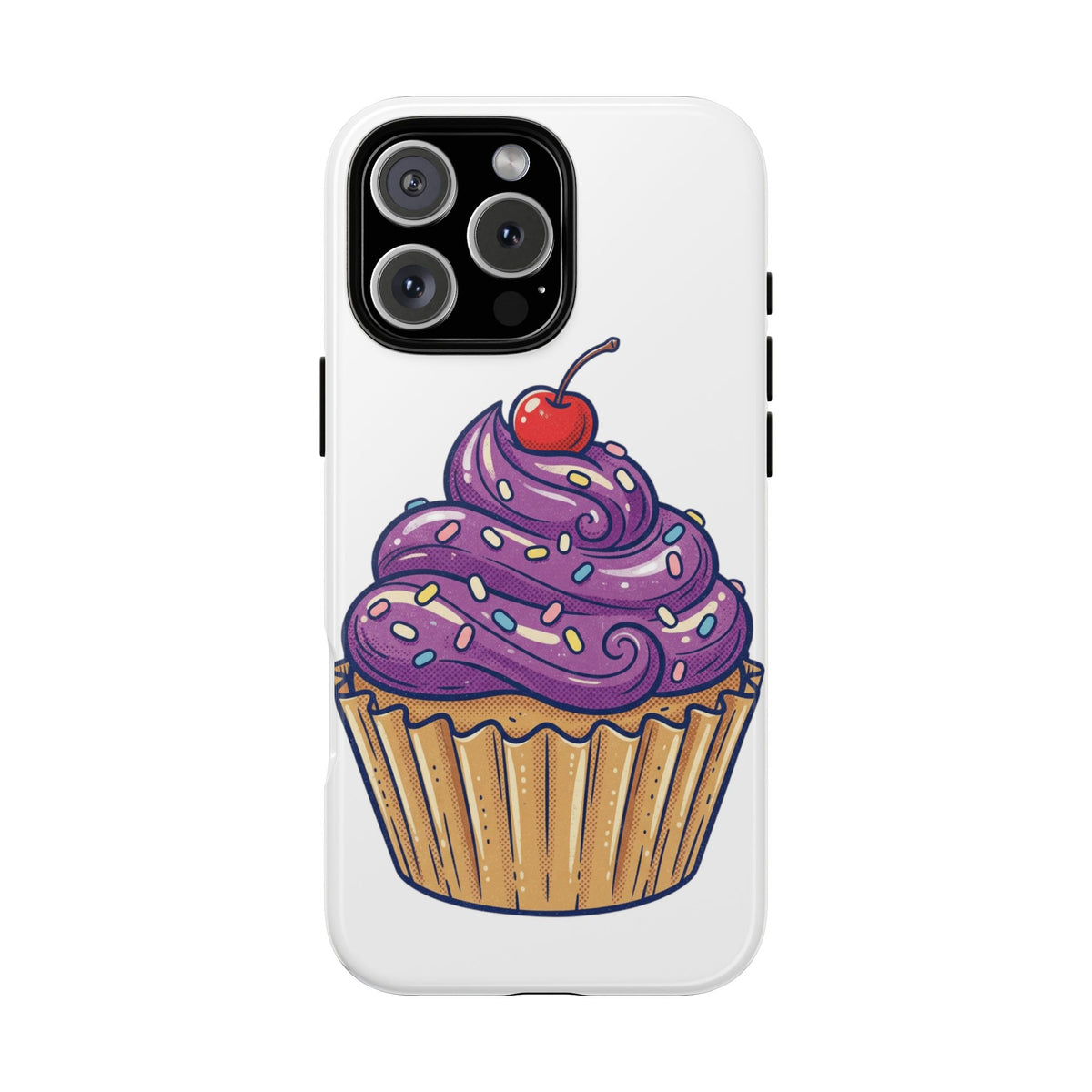 Purple Cupcake Tough Phone Cases