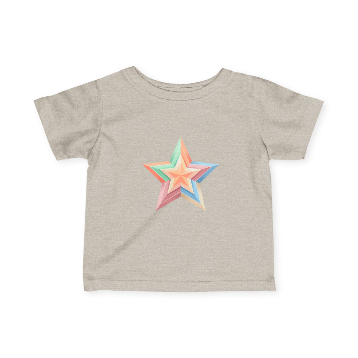 Star Design Infant Fine Jersey Tee