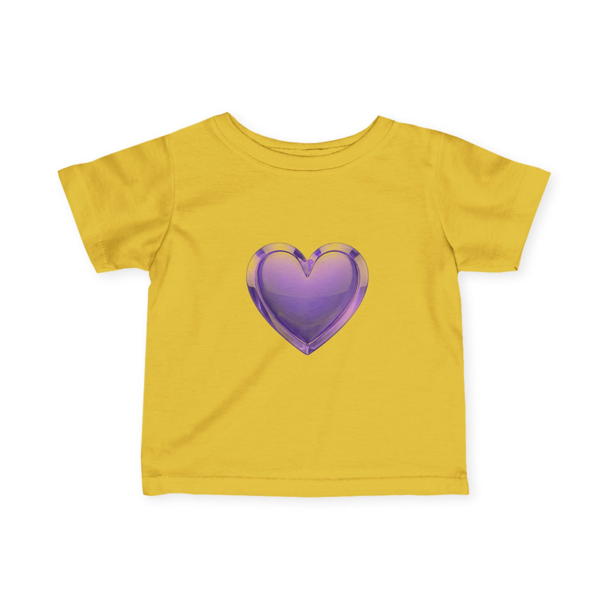 Infant Tee — Shiny Purple Heart Baby T-Shirt