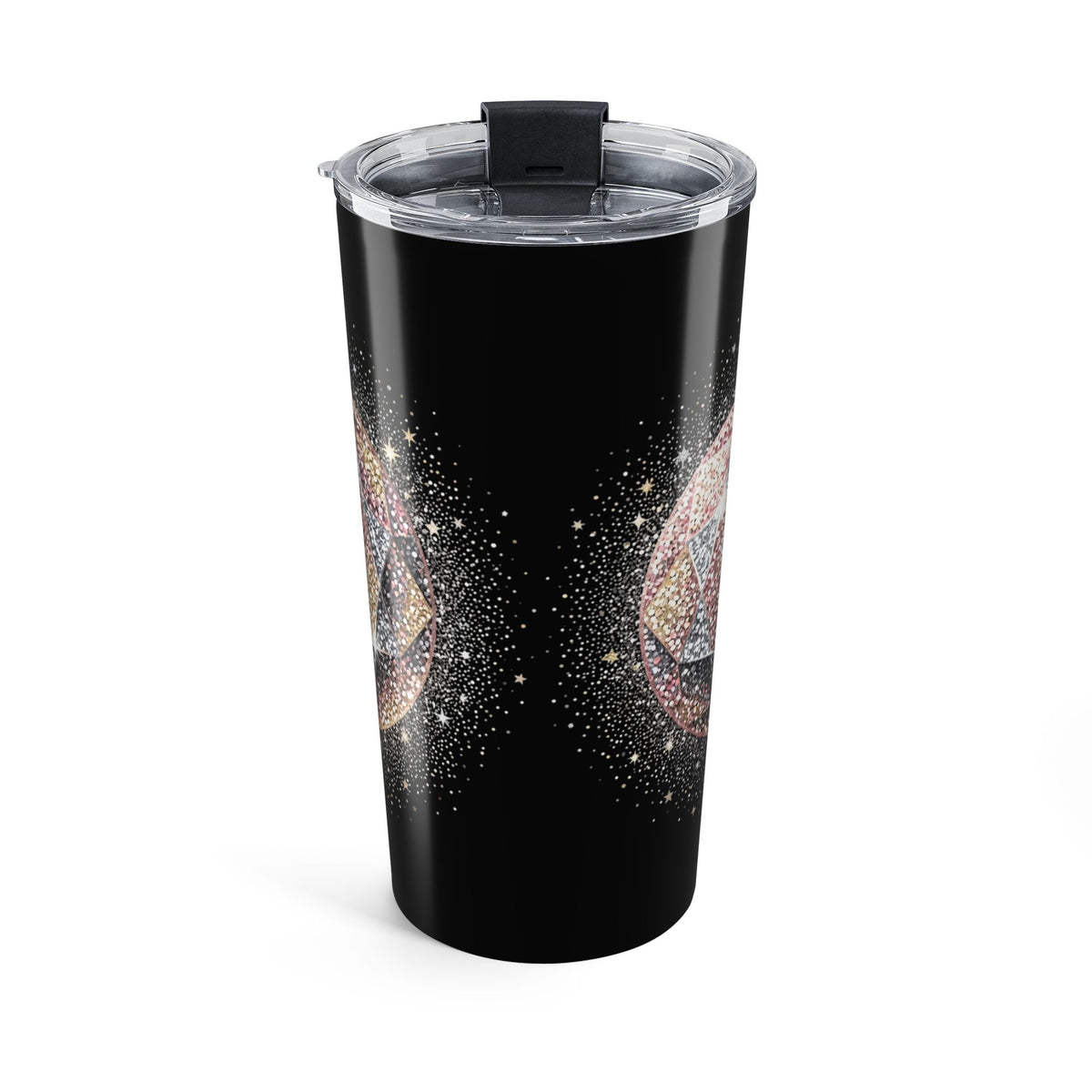 Glittery Black Tumbler 20oz
