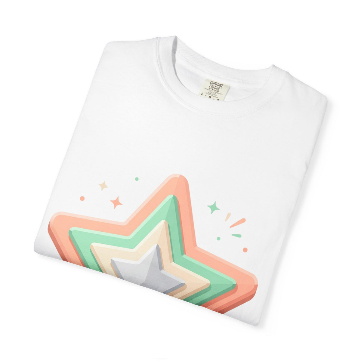 Star Design Unisex Garment-Dyed T-shirt