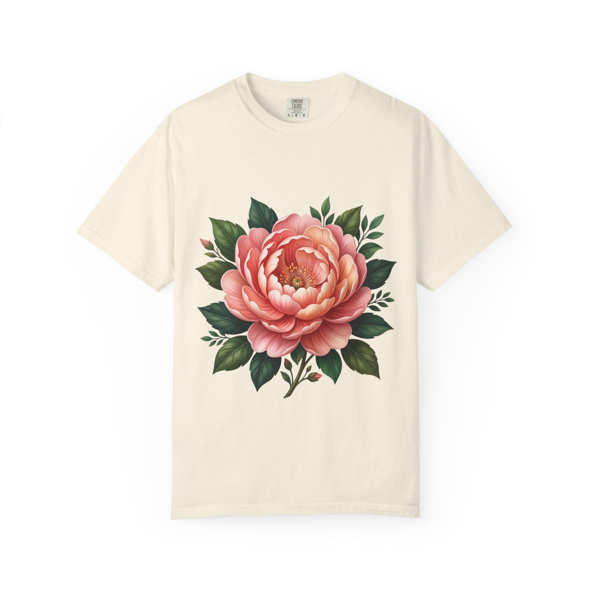 Peony Bloom T-Shirt — Vintage Floral Graphic Tee