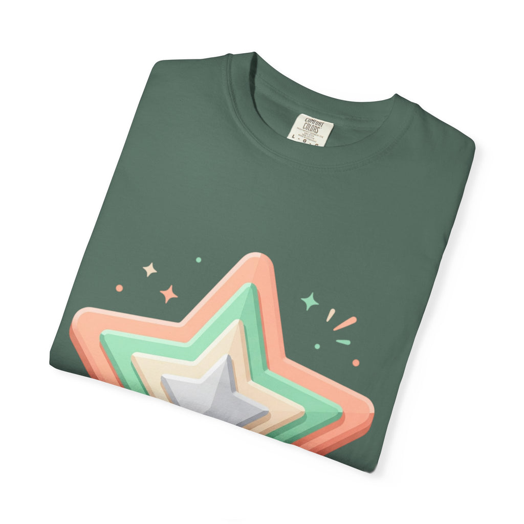 Star Design Unisex Garment-Dyed T-shirt