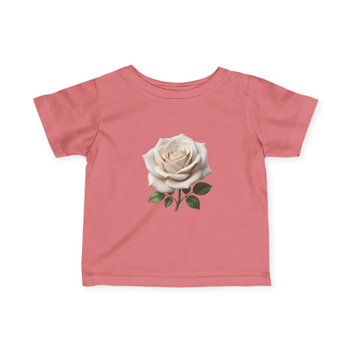 Infant Tee — Vintage Cream Rose Floral Baby Shirt