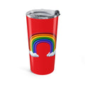 20oz Rainbow Tumbler - Colorful Cloud Travel Cup