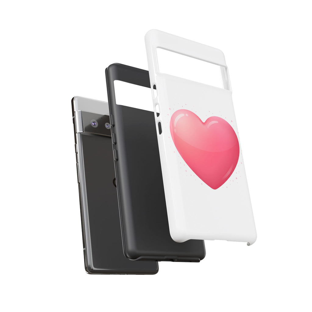 Heart Emoji Tough Case — Cute Pink Heart Phone Case for iPhone & Android