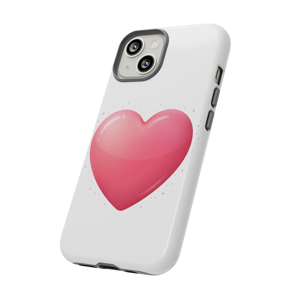 Heart Emoji Tough Case — Cute Pink Heart Phone Case for iPhone & Android