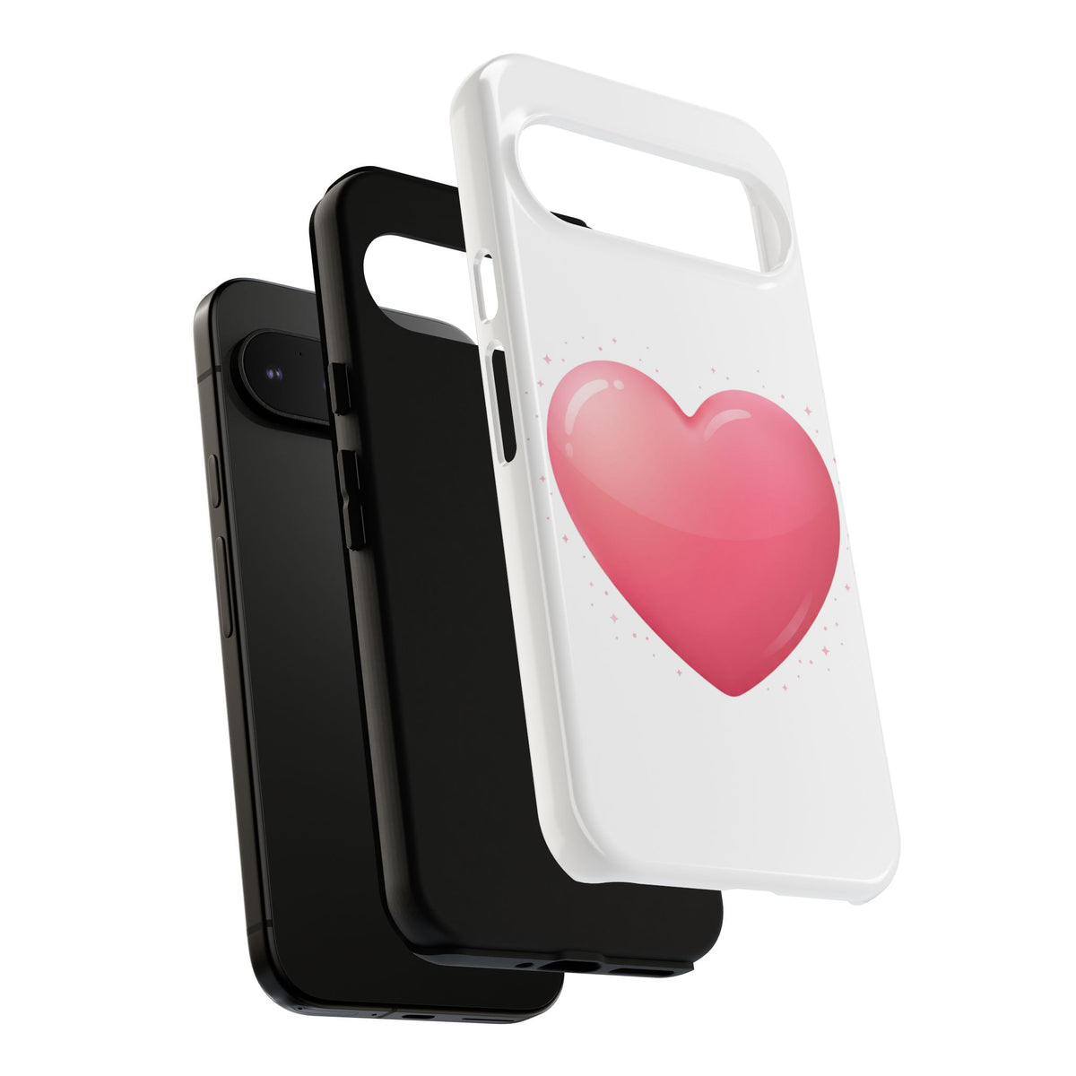 Heart Emoji Tough Case — Cute Pink Heart Phone Case for iPhone & Android