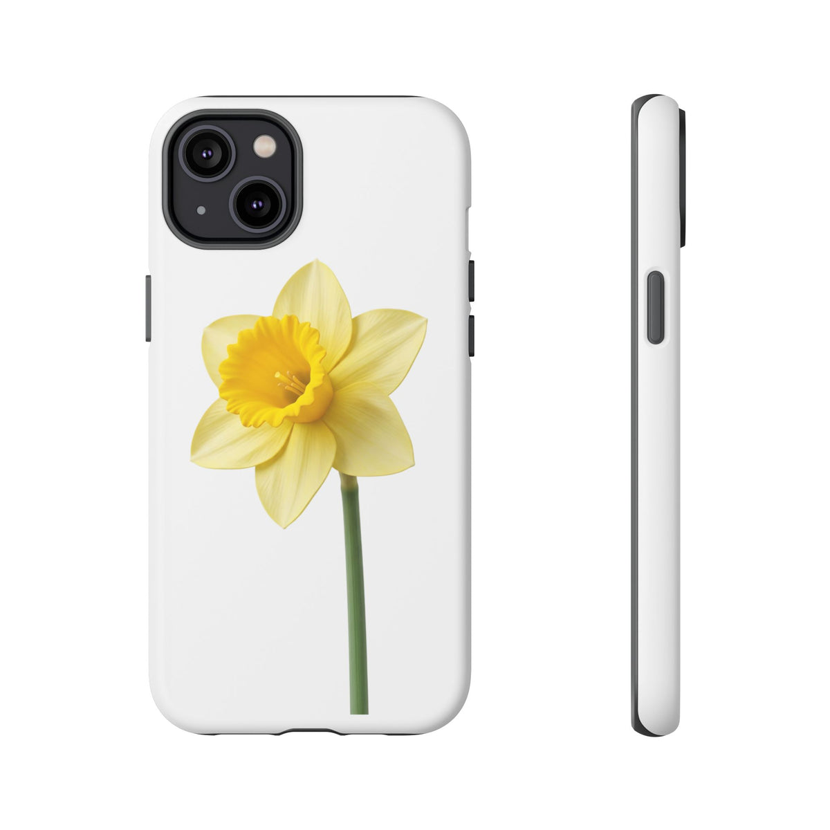 Daffodil Blossom Tough Phone Case — Yellow Spring Floral iPhone Cover