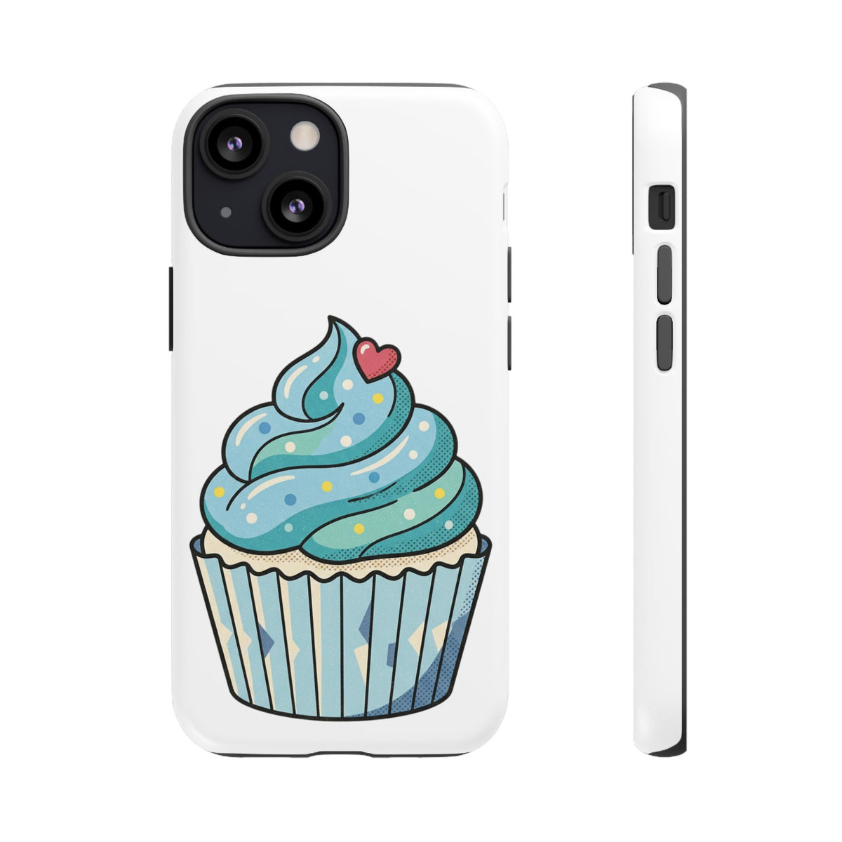 Blue Cupcake Tough Phone Cases