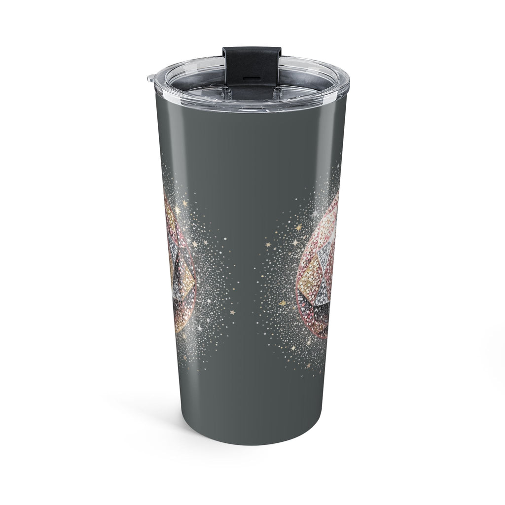 Glittery Dark Grey Tumbler 20oz