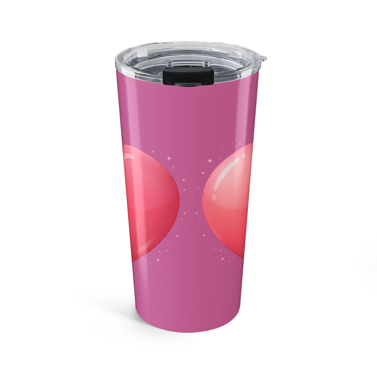 Pink Heart Tumbler 20oz Light Pink