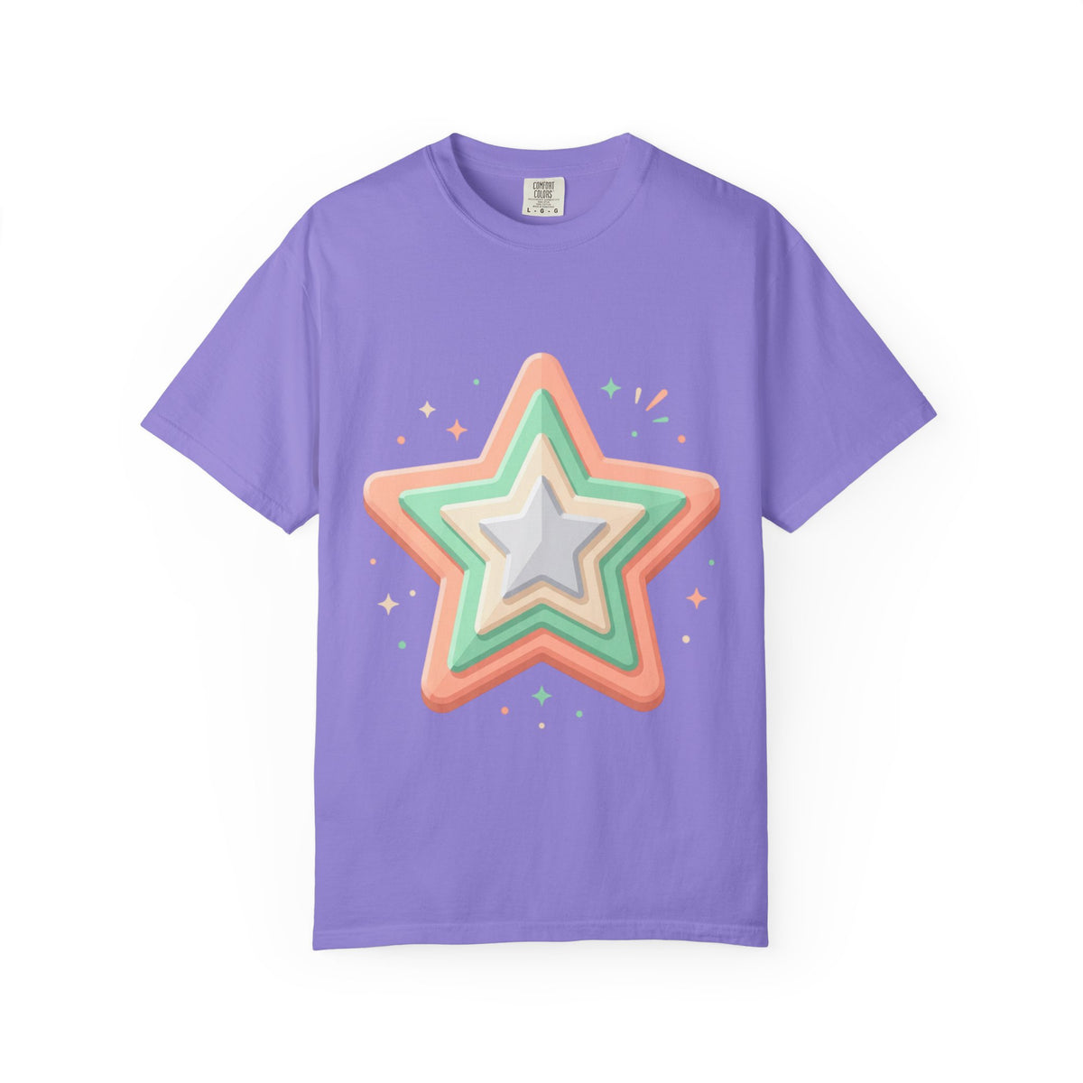 Star Design Unisex Garment-Dyed T-shirt