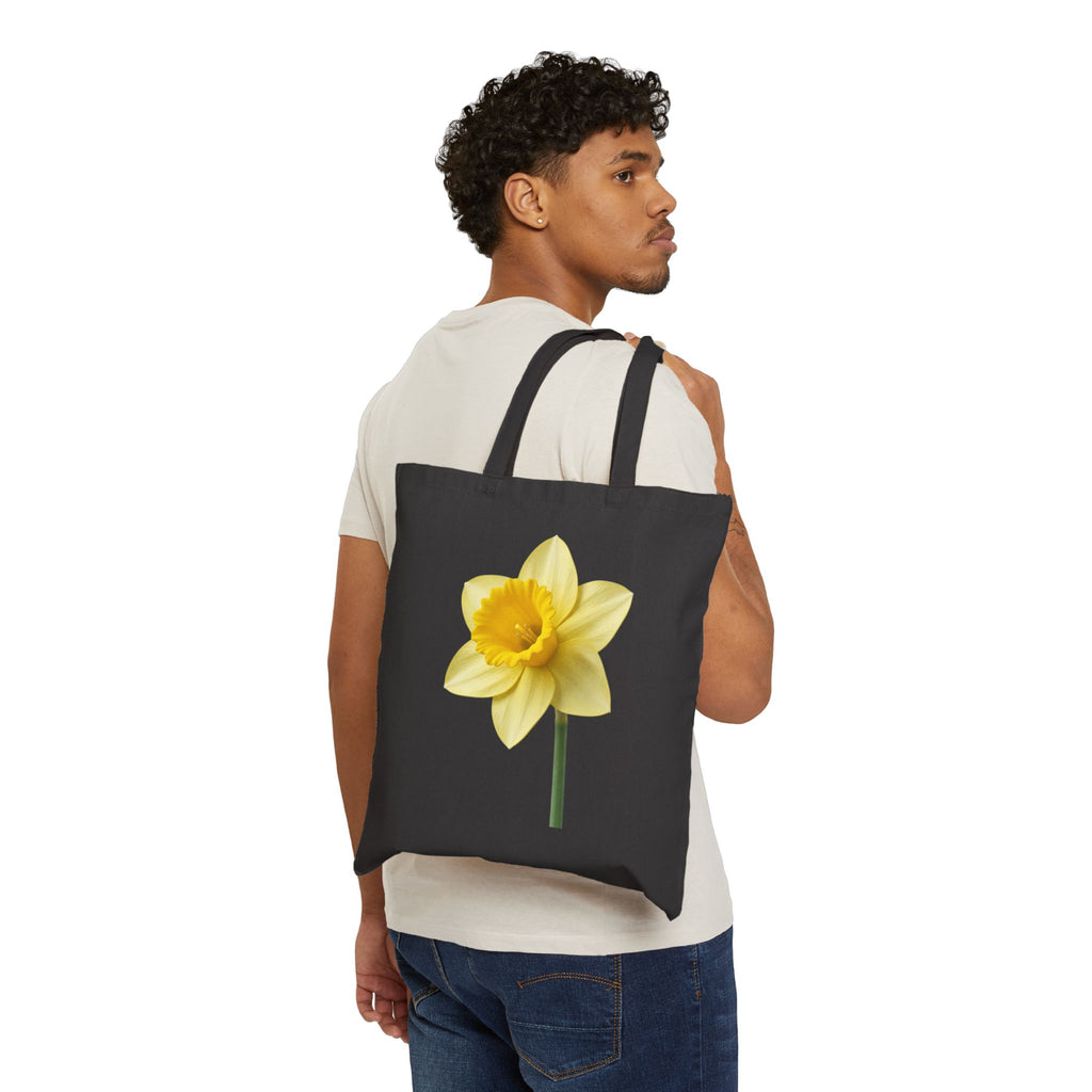 Daffodil Cotton Canvas Tote Bag