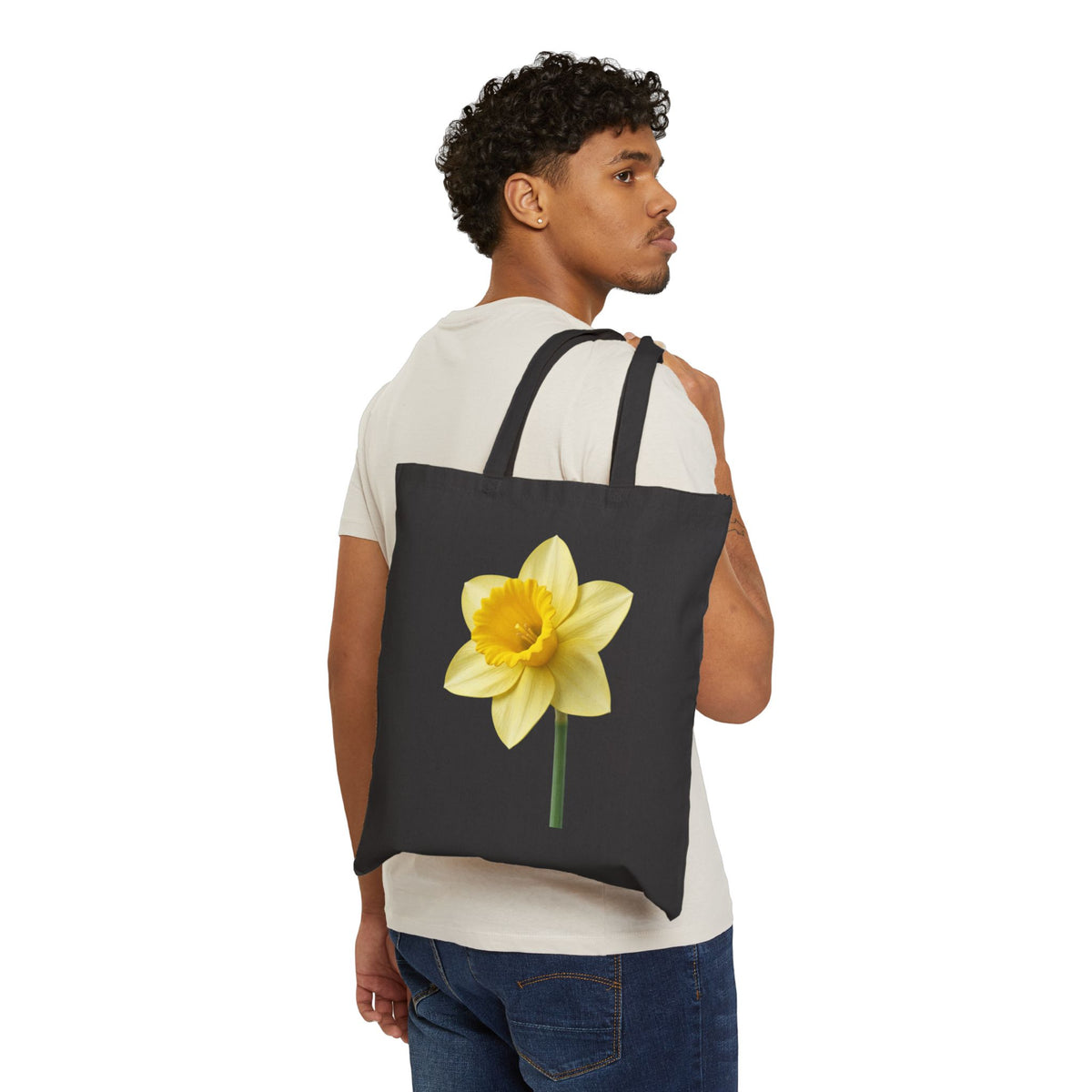 Daffodil Cotton Canvas Tote Bag