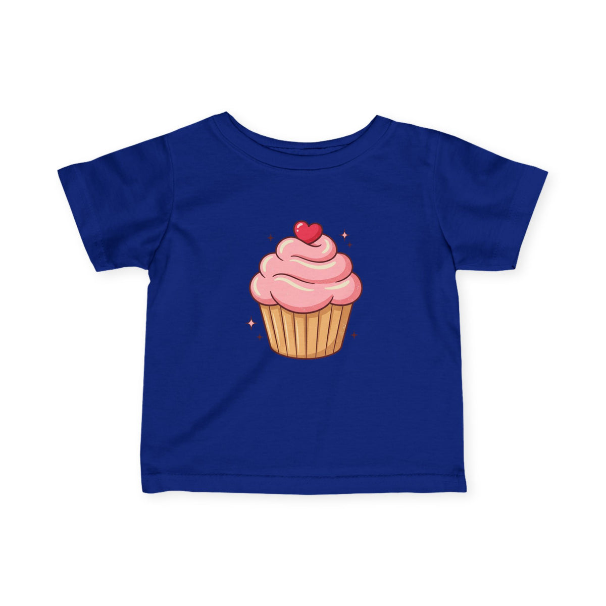 Pink Cupcake Infant Fine Jersey Tee