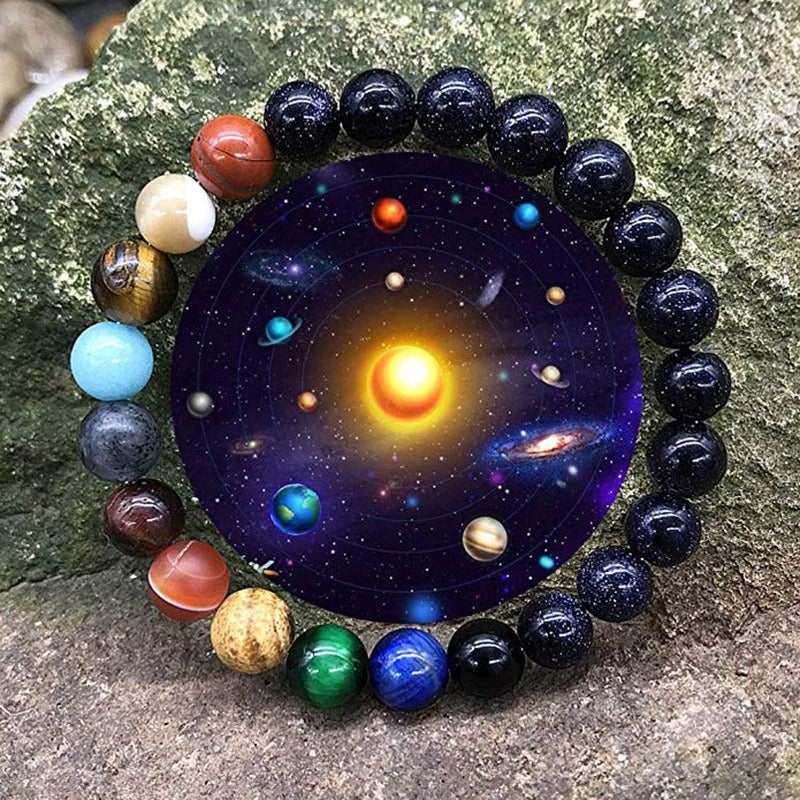 Universe, Galaxy, Eight Planets, Bracelets, Couples, Fashion Constellations, Bracelets, Small Gifts