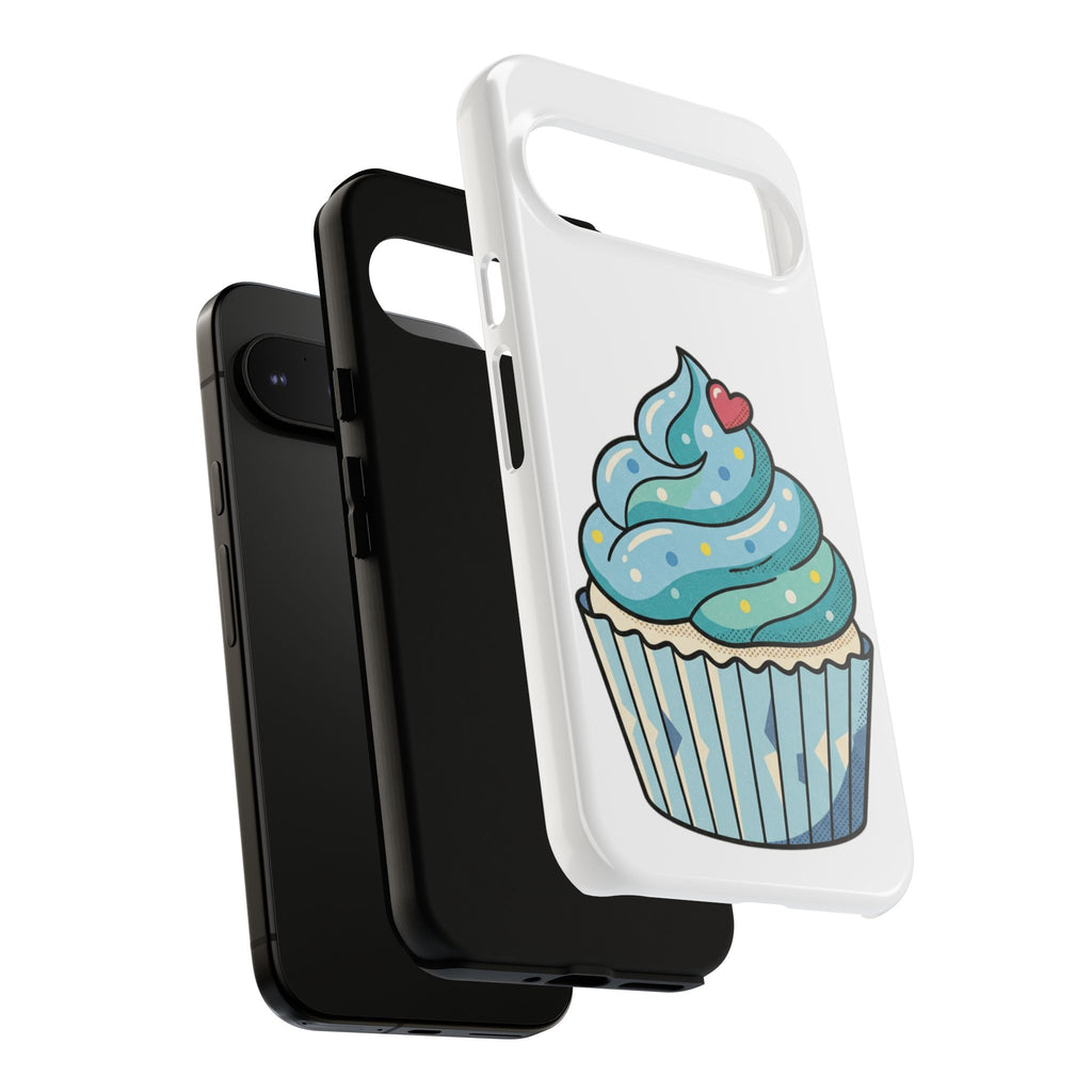Blue Cupcake Tough Phone Cases
