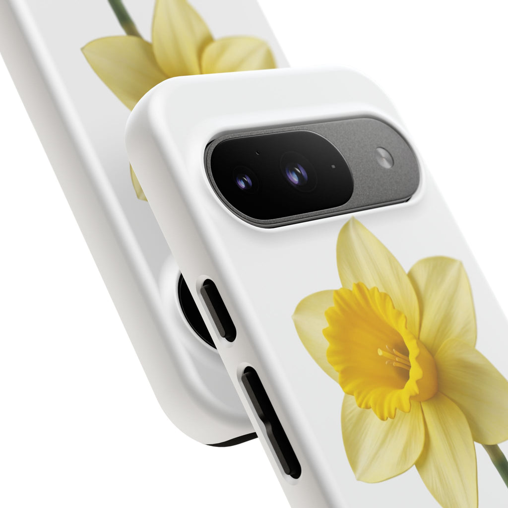 Daffodil Blossom Tough Phone Case — Yellow Spring Floral iPhone Cover
