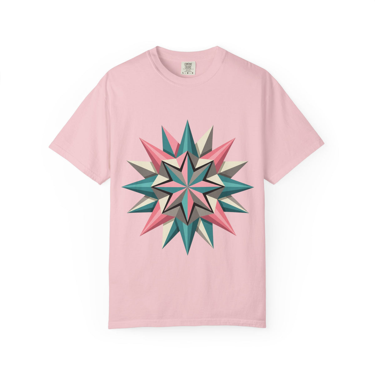 Geometric Starburst Graphic T-Shirt