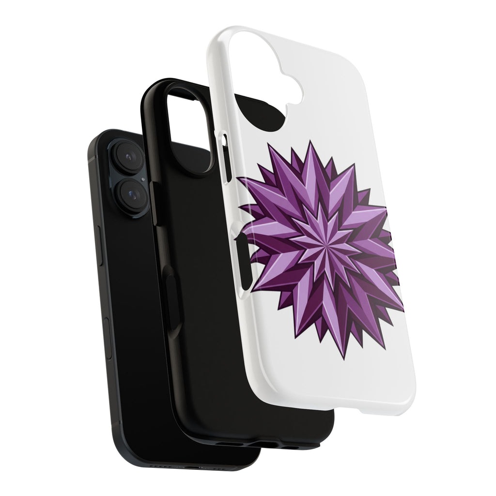 Purple Geometric Star Phone Case